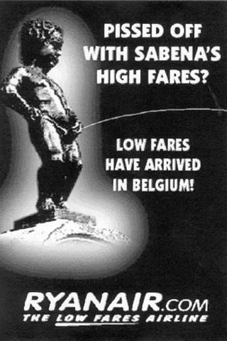 Ryanair vs Sabena: Brussels Statue Ad Sparked 2001 Fare War Spectacle