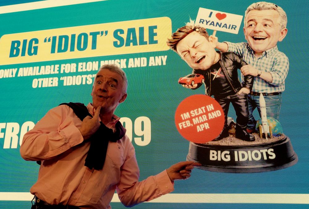 Ryanair Turns Elon Musk Feud Into Flash Sale and Publicity Goldmine