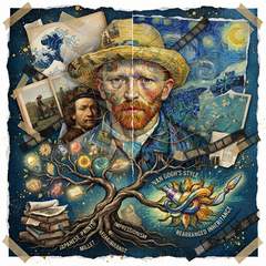 Van Gogh Transformed Diverse Artistic Influences Into Distinctive Original Works