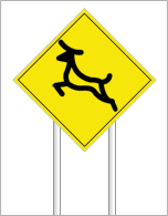 Deer Crossing Signs