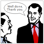 Offering praise and recognition